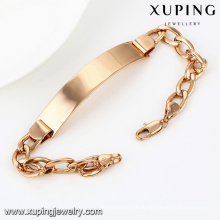 74491-Xuping neues Design und heißer Verkauf Mann Armband mit 18 Karat vergoldet
